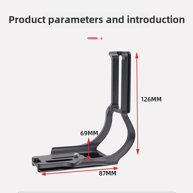Camera Grip Handle Quick Install Plate Base Accessories for Nikon D850