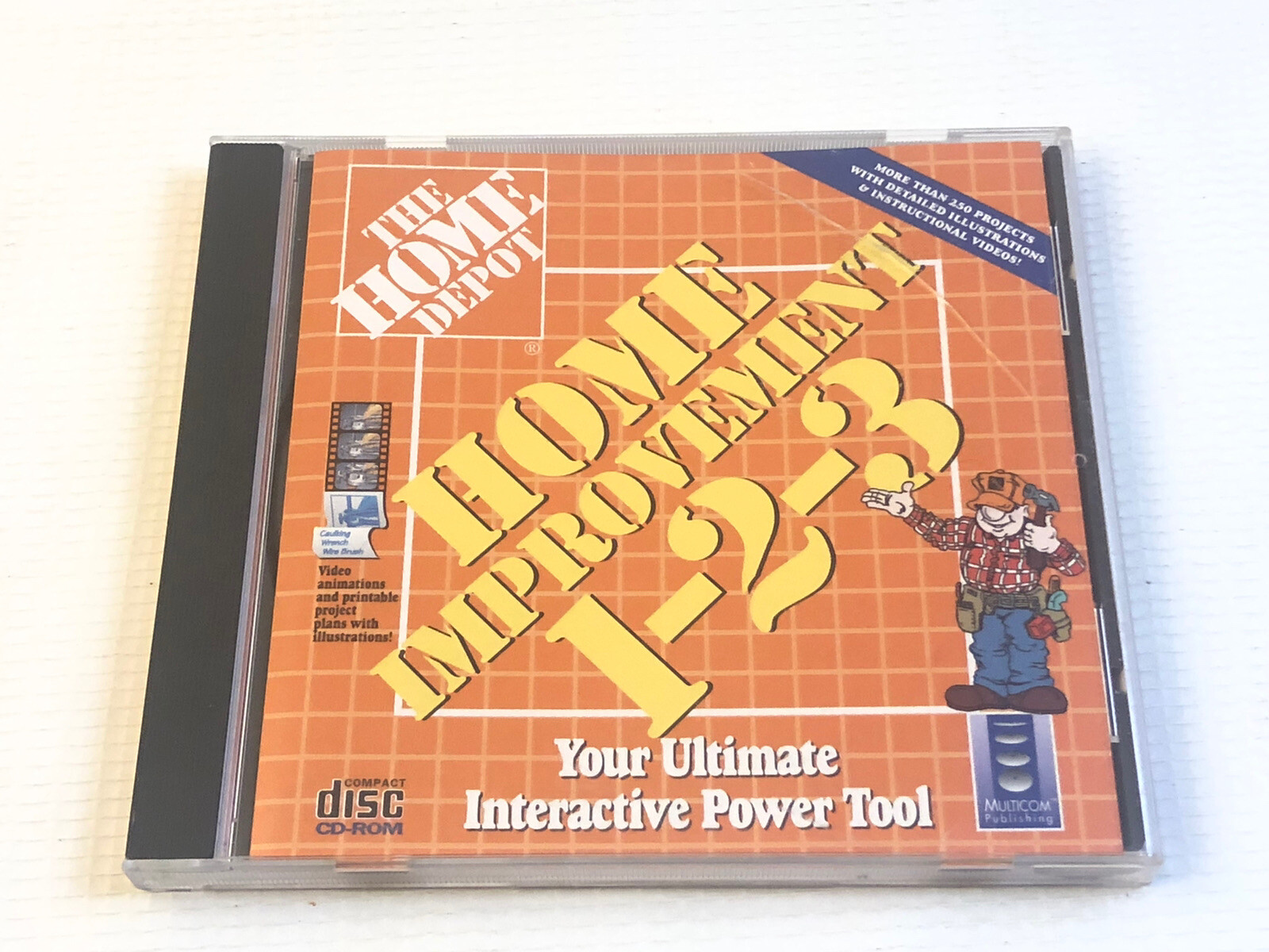 The Home Depot Home Improvement 1-2-3 PC Apple Mac 1995 Windows Project Planning