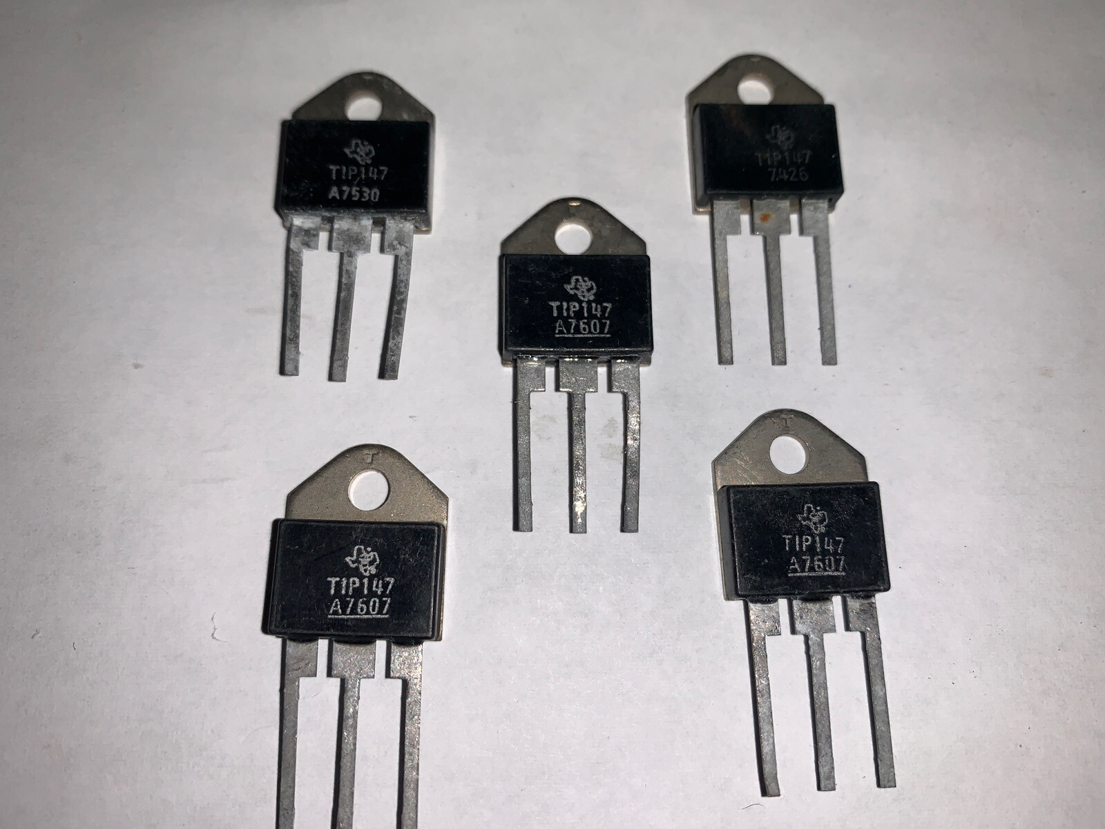 TIP147 PNP Darlington Transistor 100V 10A Texas Instruments Brand New Pack Of 5