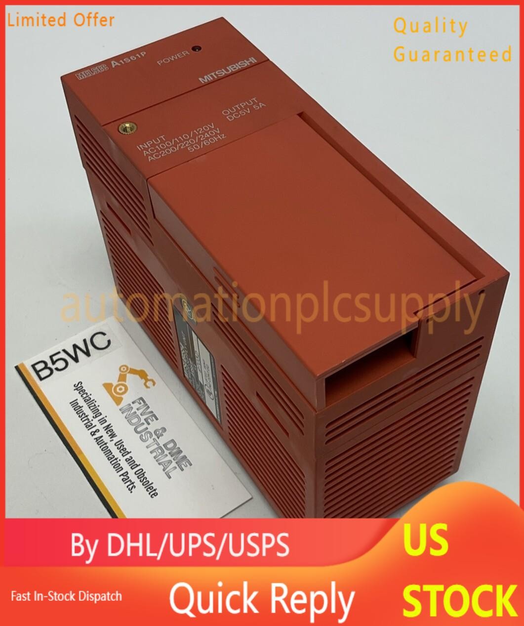 Mitsubishi Melsec A1S61P Power Supply Unit DC 5V 5A