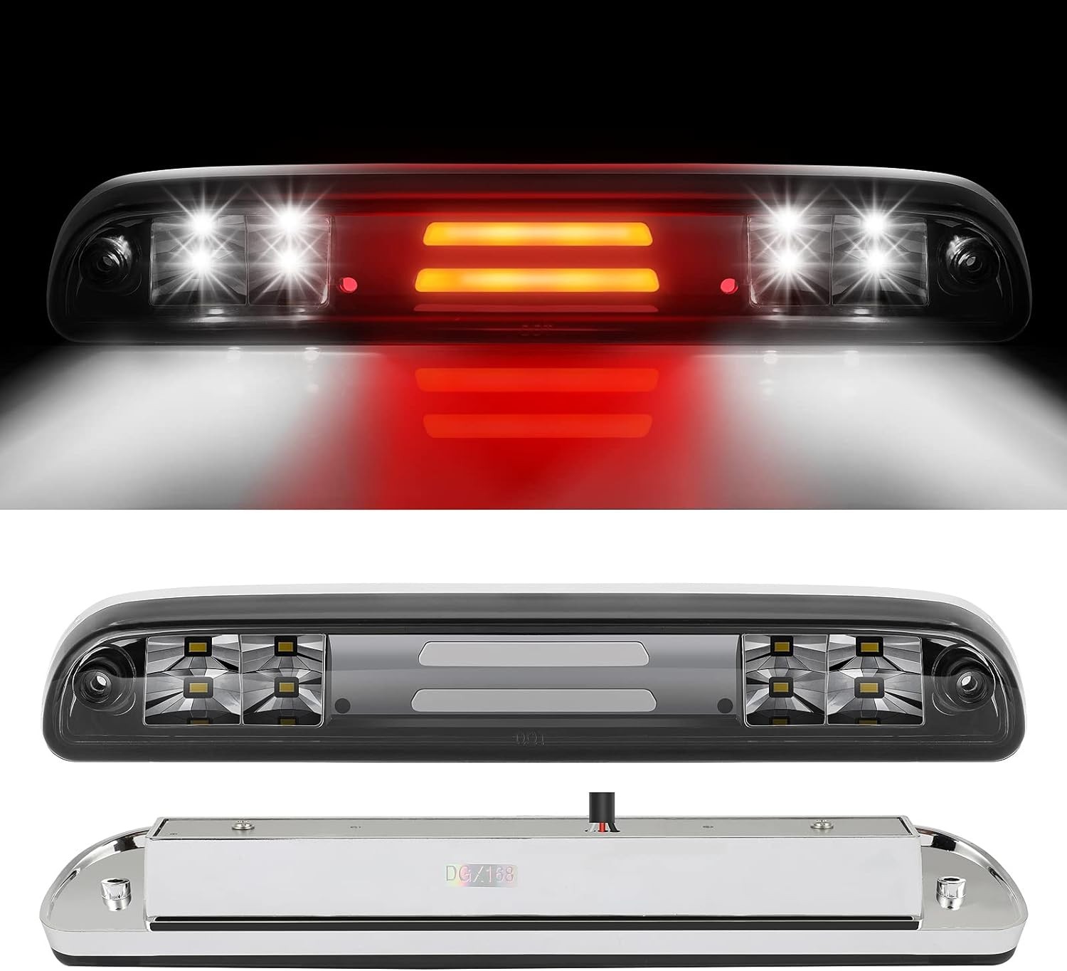Fit For 2001-2005 Ford Explorer Sport Trac Third 3rd Brake Light Clear Lens