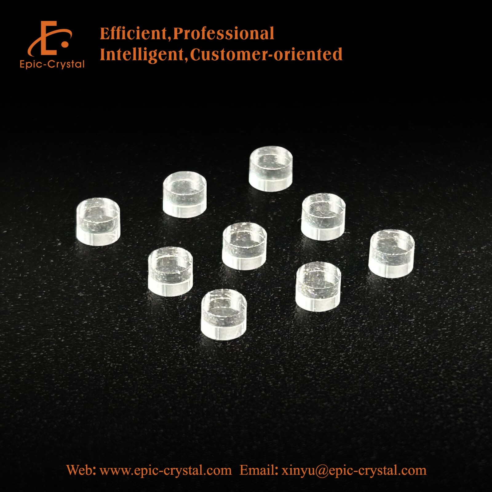 YSO; YSO(Ce）all sides polished 3X2mm scintillation crystal；scintillator