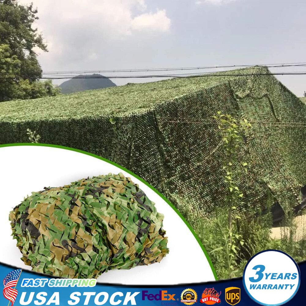 26 X 26 Camouflage Netting Ft Camo Net Woodland Net For Military Camping Hunting