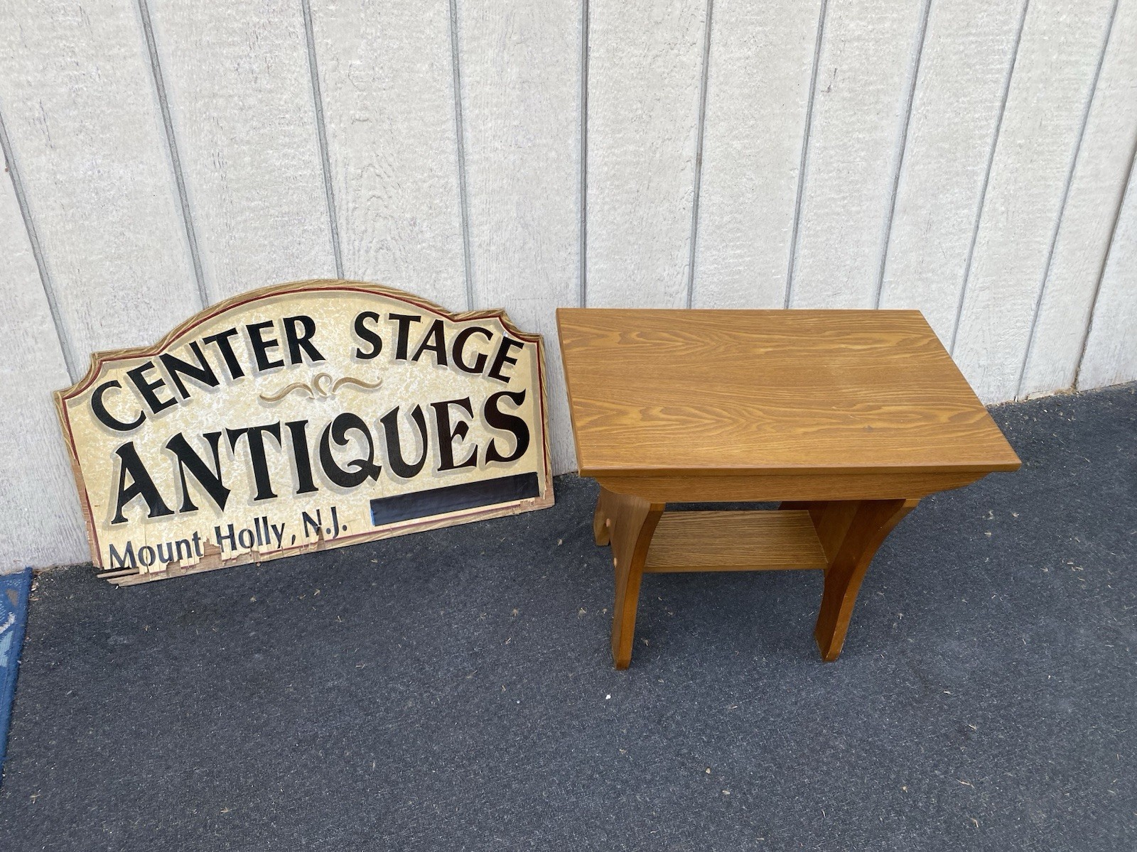 66601 Solid Oak Footstool Bench Stool