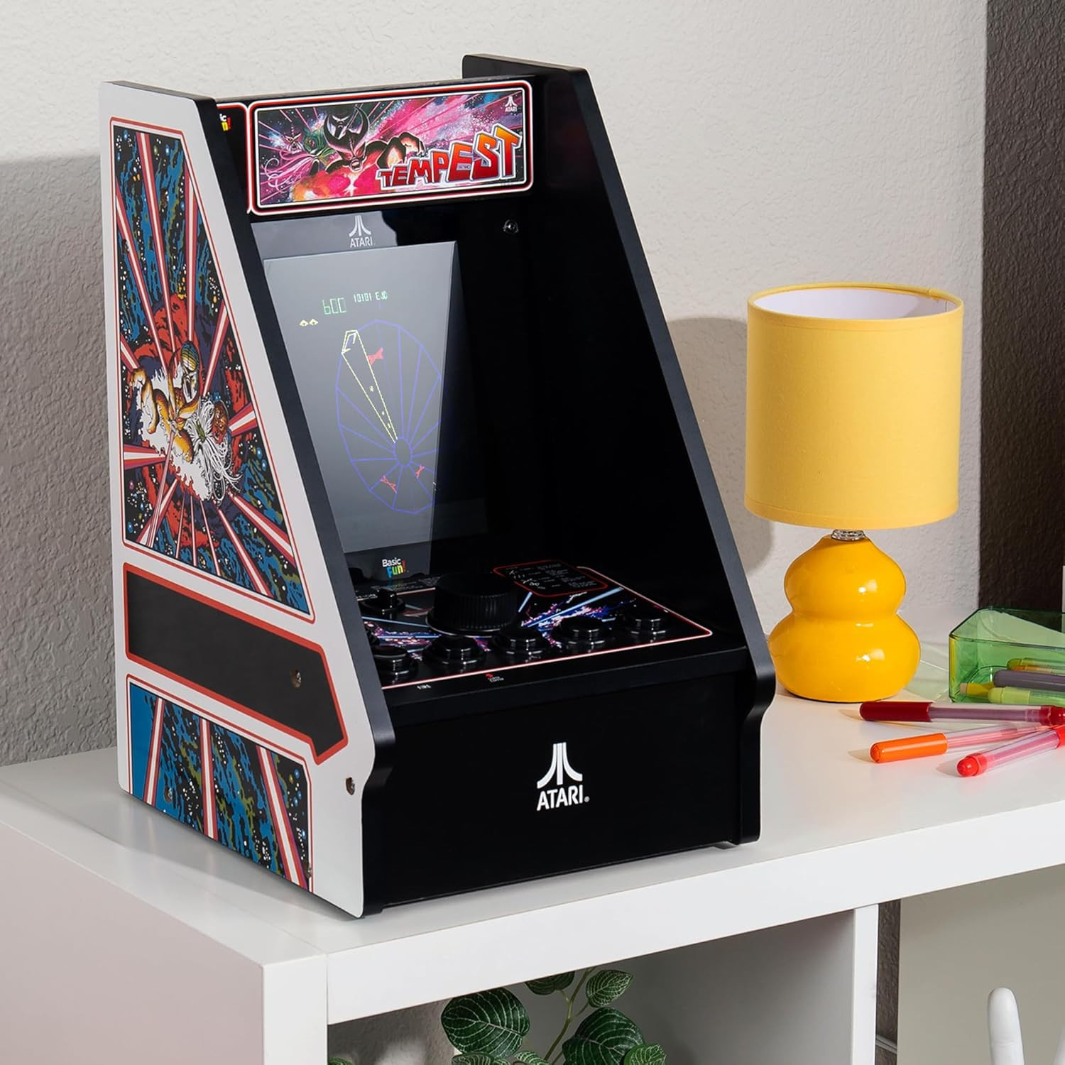 - Atari Tempest Counter Series Game Machine, 5 Games, 8" Liquid Crystal Screen -