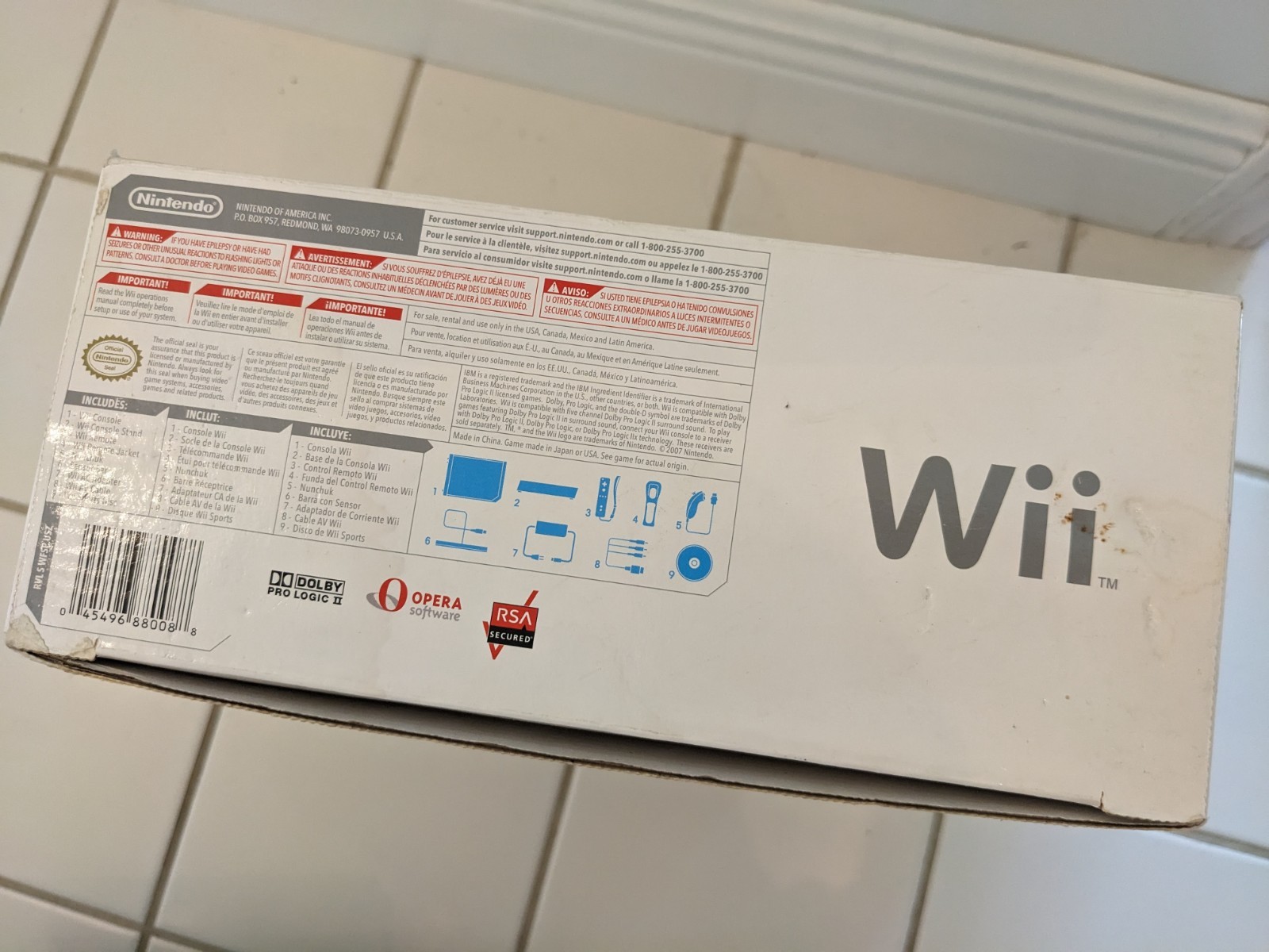Nintendo Wii Console White - Pre Owned, No Remotes, Sensor Bar, Or Game