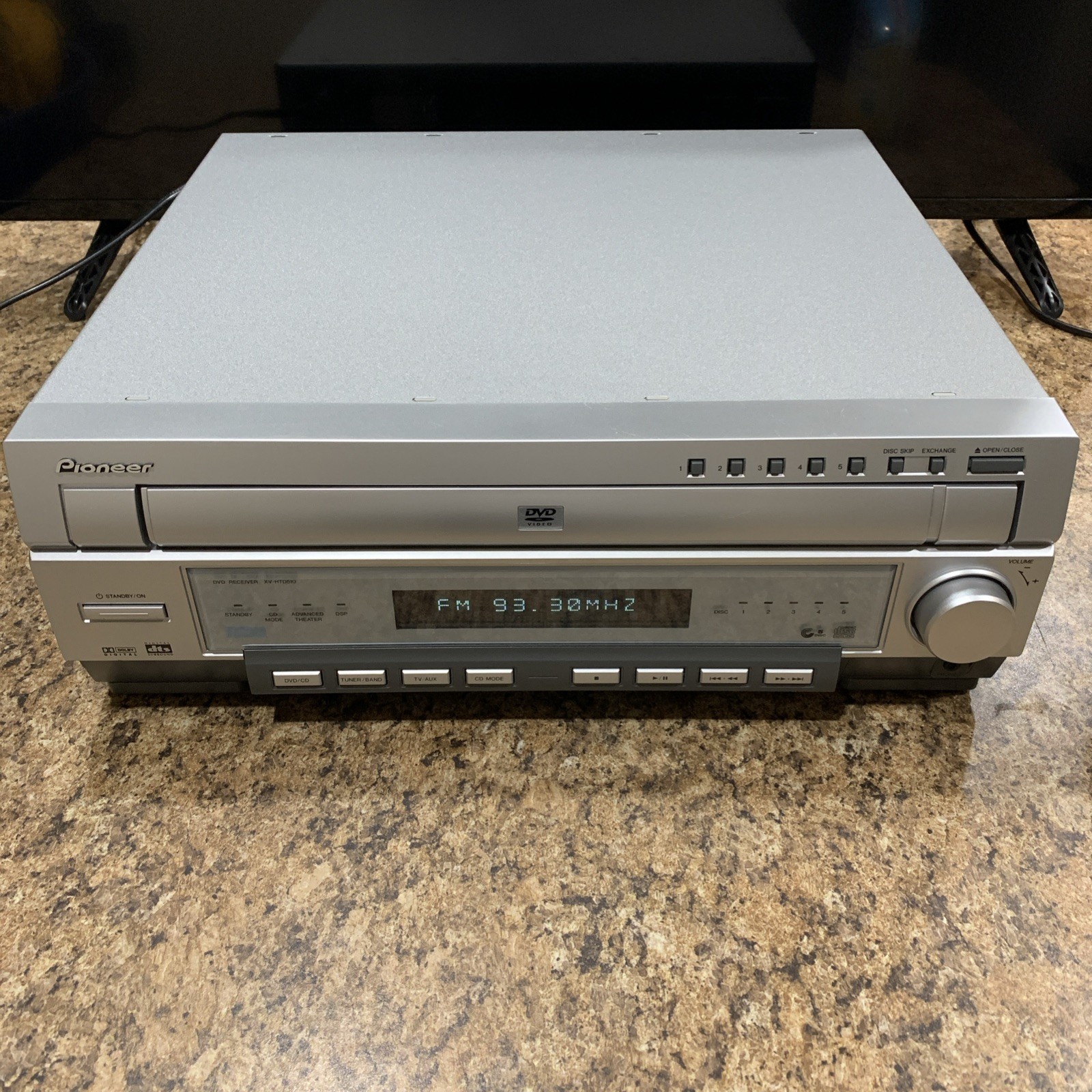 Pioneer XV-HTD510 5-Disc DVD CD Changer Player 5.1 Ch Receiver