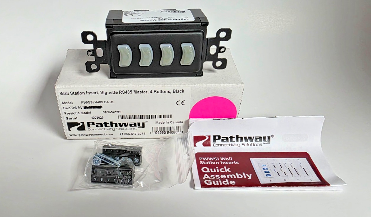 Pathway Connectivity PWWSI V485 B4 Wall Station Insert Vignette RS485 Master 4-B