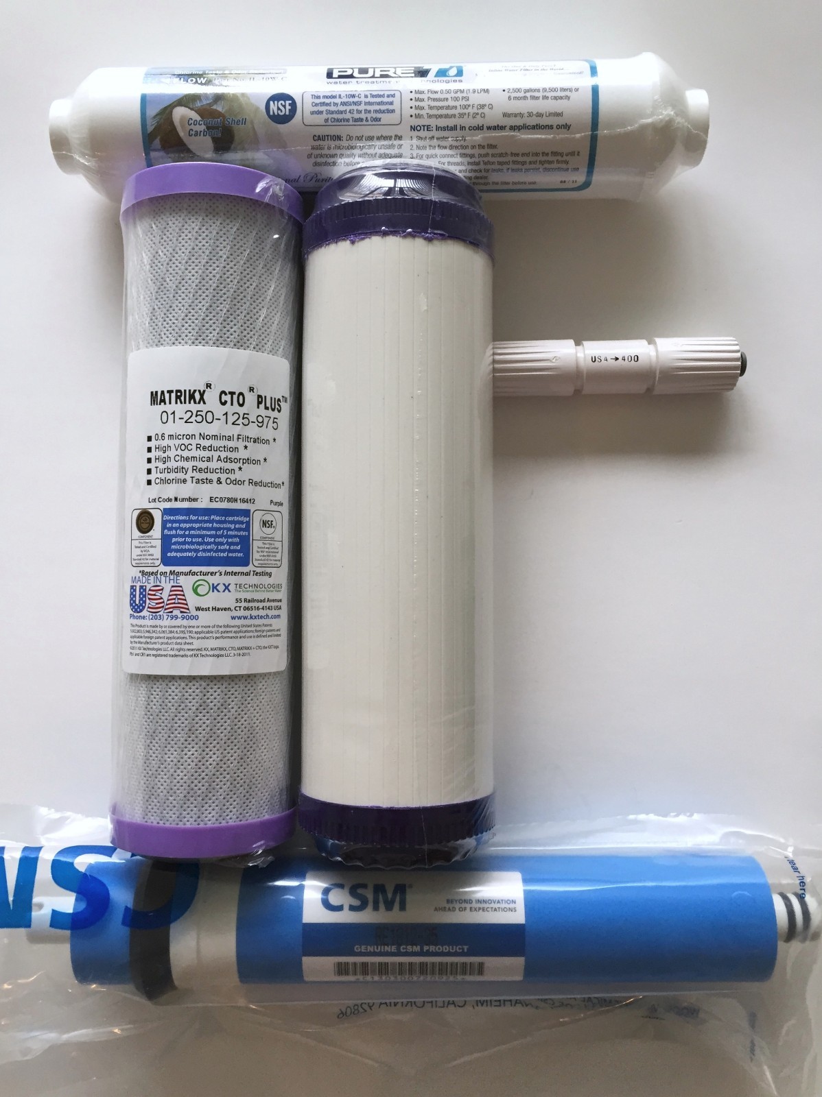 HAGUE (COMPATIBLE) H3500 ANNUAL REPLACEMENT PACK w 36 OR 24 GPD MEMBRANE AND FR
