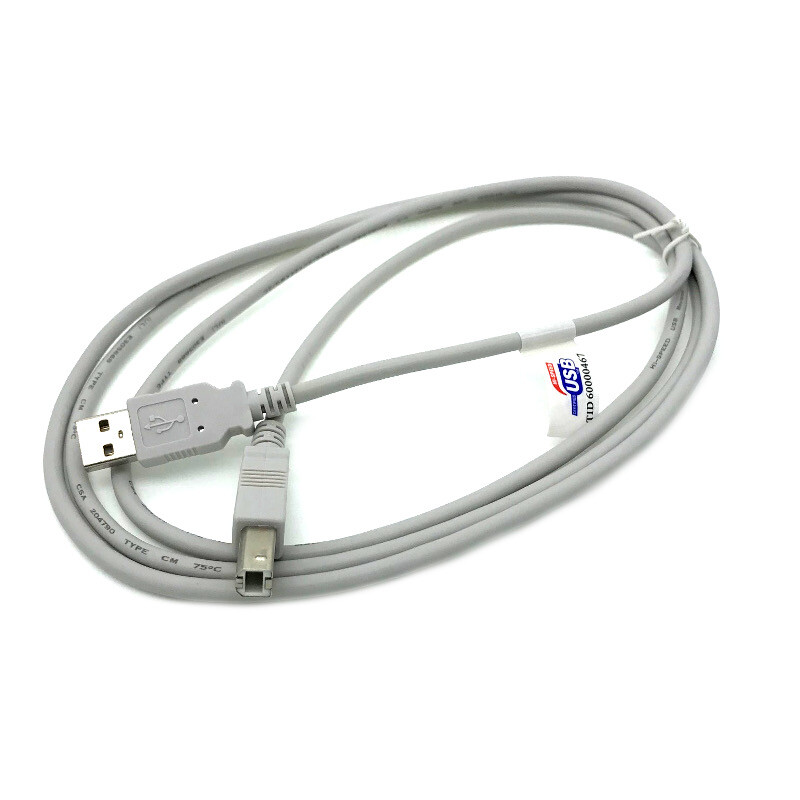 6' USB Cable WH for HP DESKJET PRINTER F375 F377 F378 F385 2549 3630 3637 3752