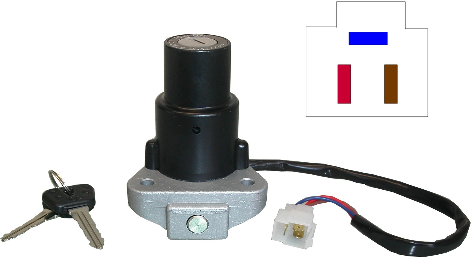 IGNITION SWITCH 3WIRE Yamaha TW125 1999-04