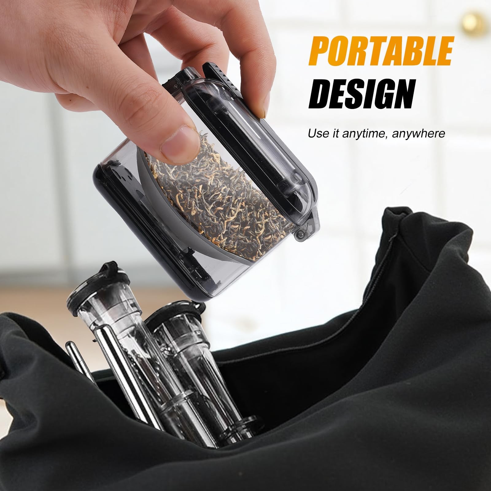 Cigarette Rolling Machine, Cone Loader Manual Roller & Grinder