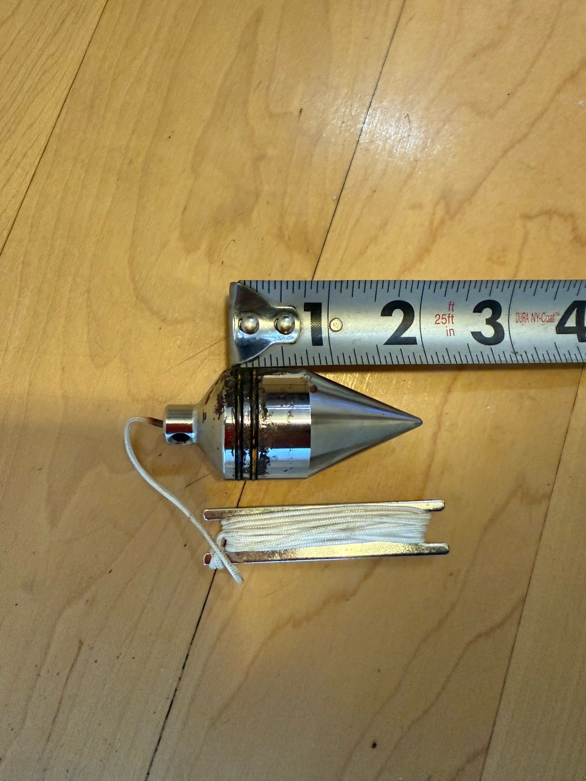 Plumb Bob Pentagon Long Measuring Tools Solid Mild Steel Point 2" Long 90X30 mm