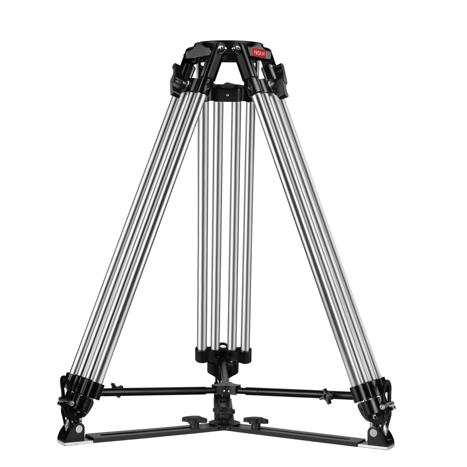 Proaim Heavy-Duty 150mm Camera Tripod Stand with Spreader | Payload-250kg/550lb