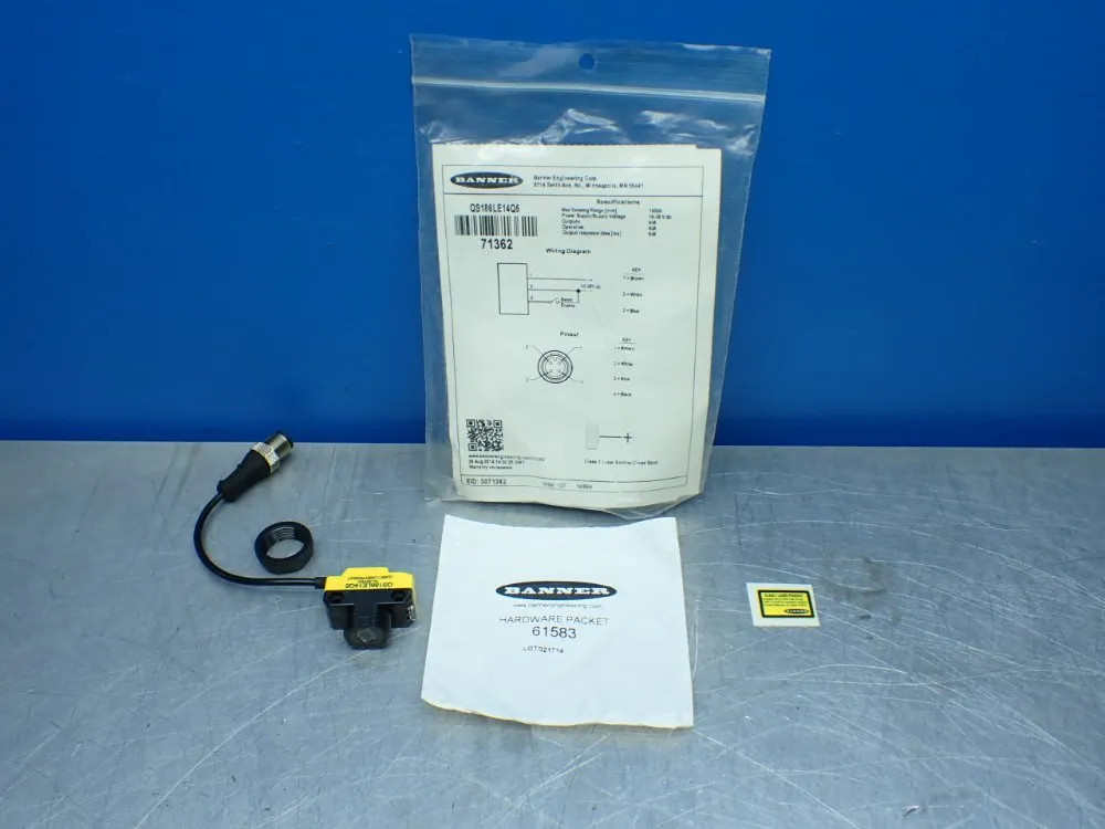 BANNER QS186LE14Q5 ALL PURPOSE PHOTOELECTRIC SWITCH  08171040267