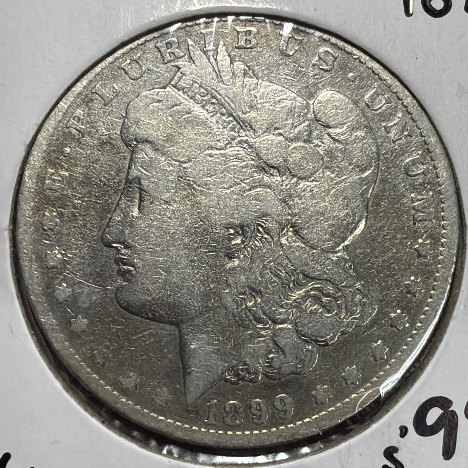 1899 P Silver Morgan Dollar AU Coin .90 Silver