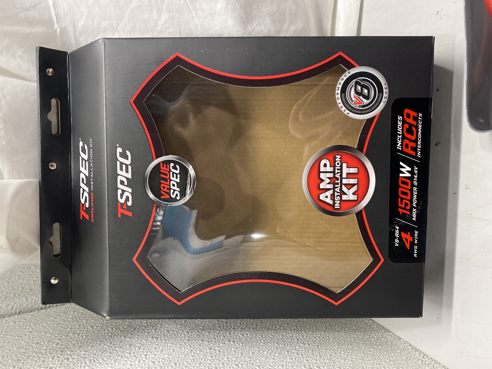 T-Spec V8-AK4 V8 4 AWG Amp Kit