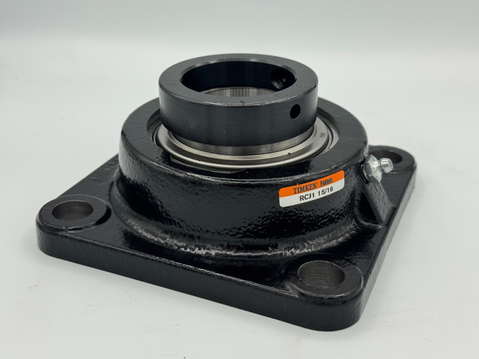 Timken (Fafnir) RCJ1 15/16, 1-15/16" 4-Bolt Flange Bearing with Lock Collar, NEW