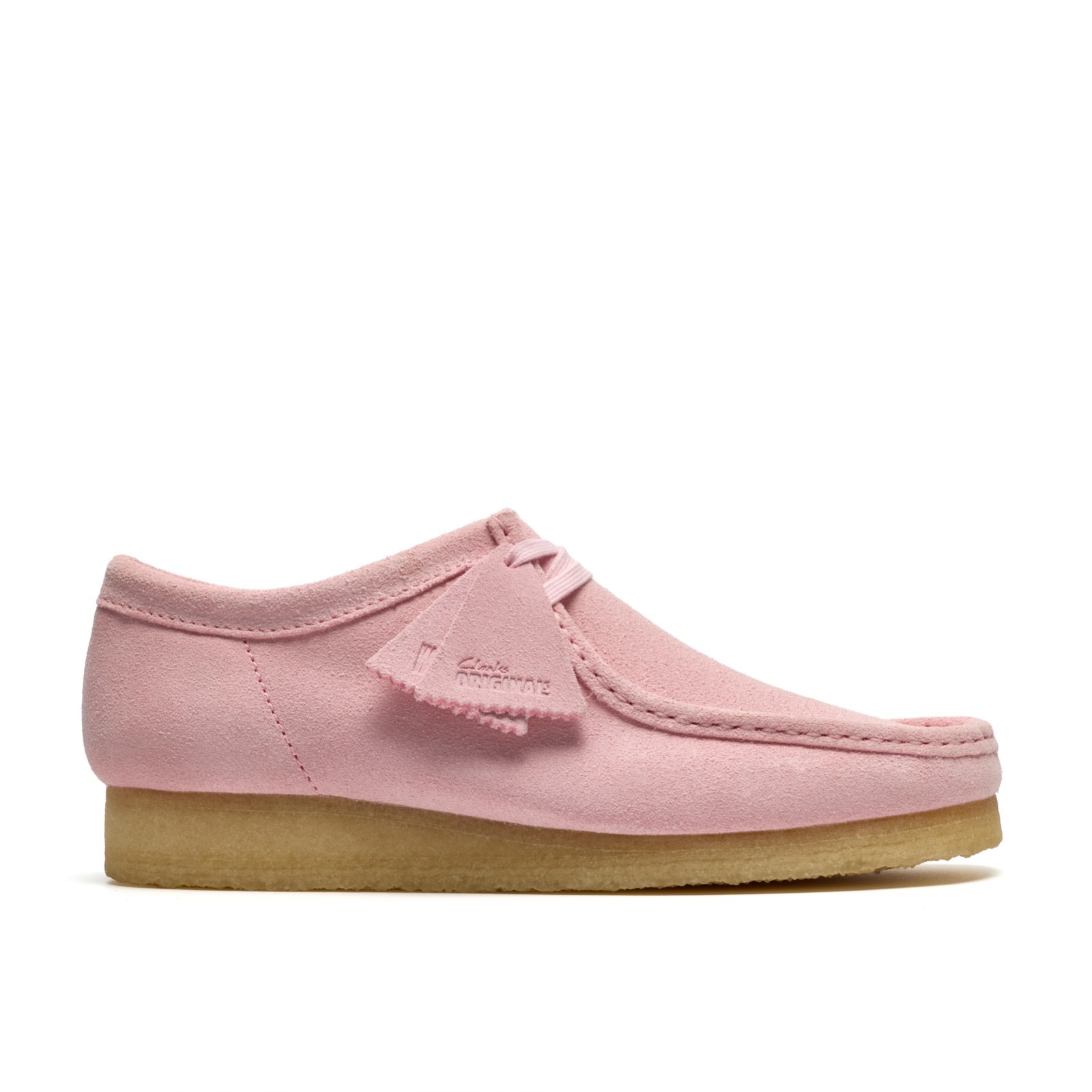 Clarks Originals Wallabee Mens Light Pink Suede 26185560