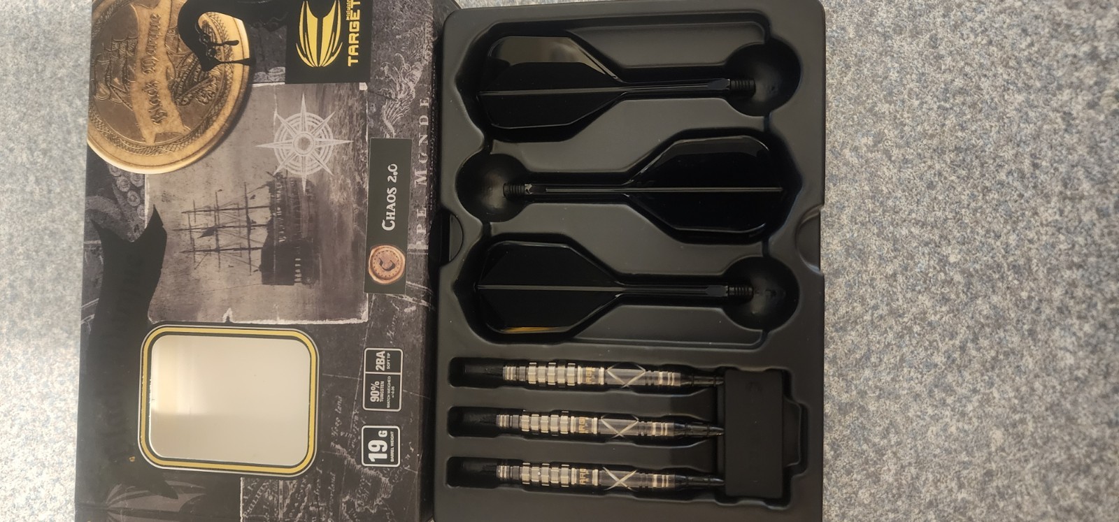 Target Japan Black Marque Chaos 2.0 Soft tip Darts 19g