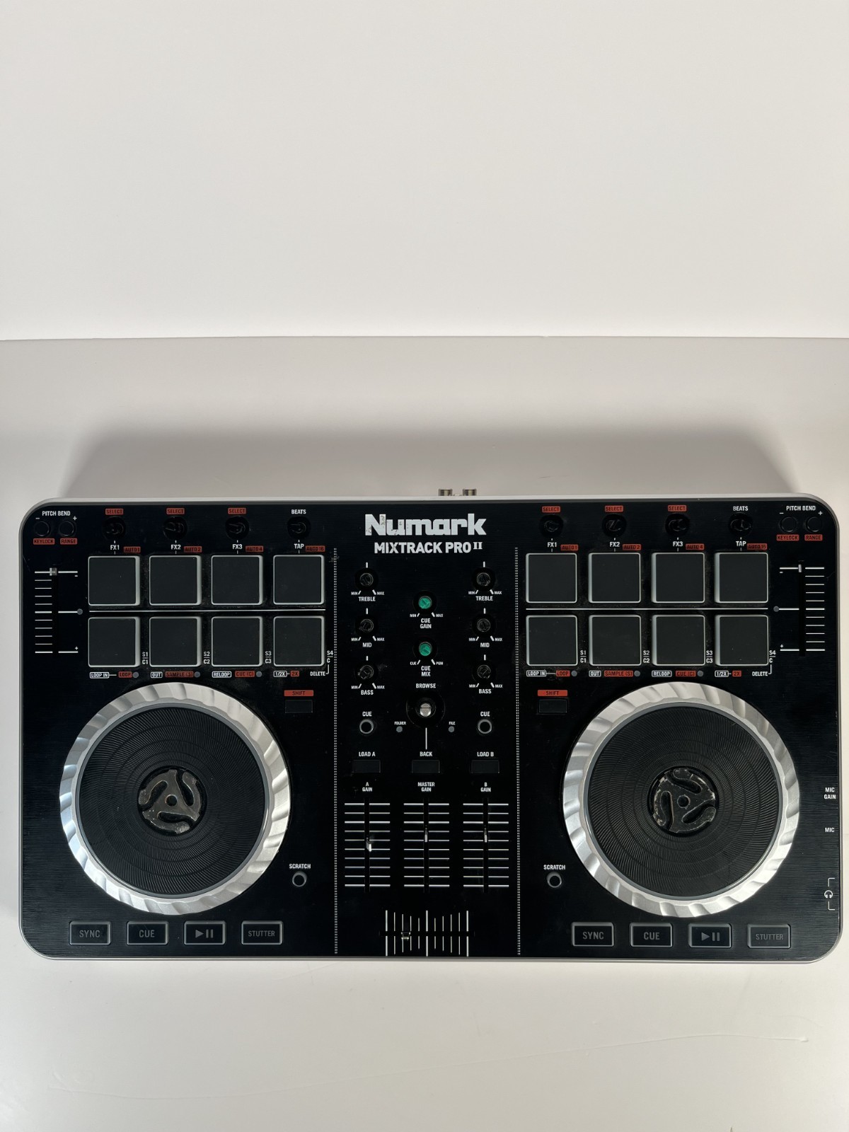 Numark Mixtrack Pro 2 DJ Controller USB MIDI Audio Interface Tested