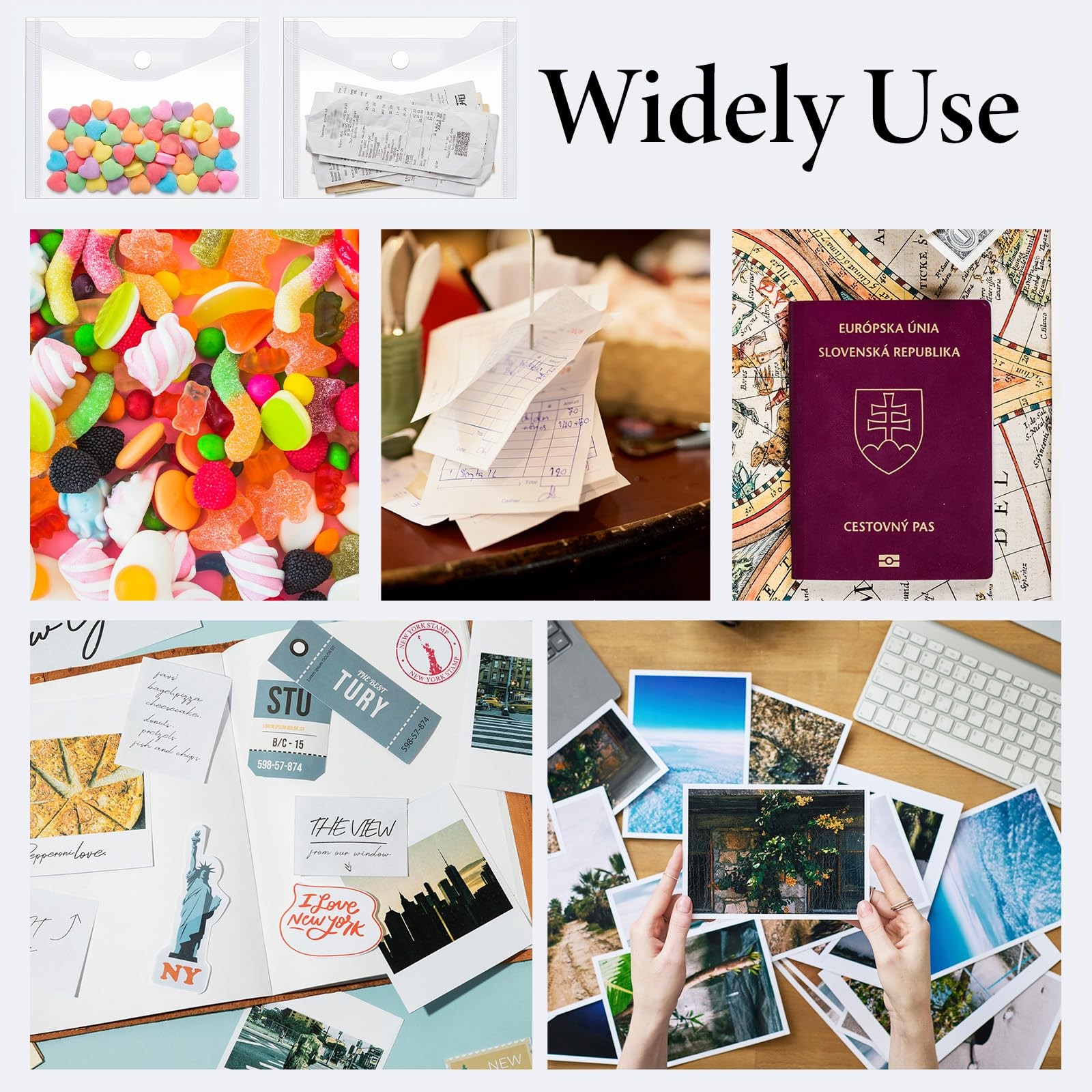 120 Pcs Stamp and Die Storage Pockets