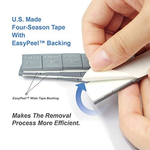 4 Boxes, 960Pcs, 0.25oz, Adhesive Stick on Wheel Weights, 4 Boxes/960Pcs Grey