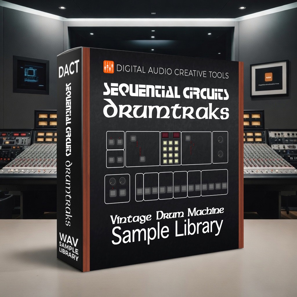 Sequential Circuits Drumtraks Drum Machine Sample Library