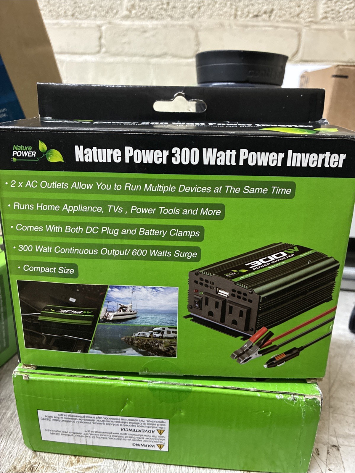 Nature Power 300 Watt Power Inverter NEW In BOX