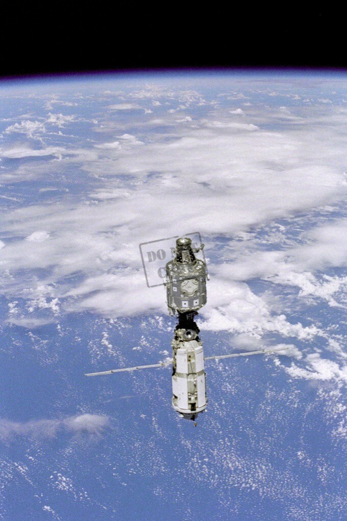 ISS International Space Station during Flyaround Space Shuttle 8X12 PHOTOGRAPH