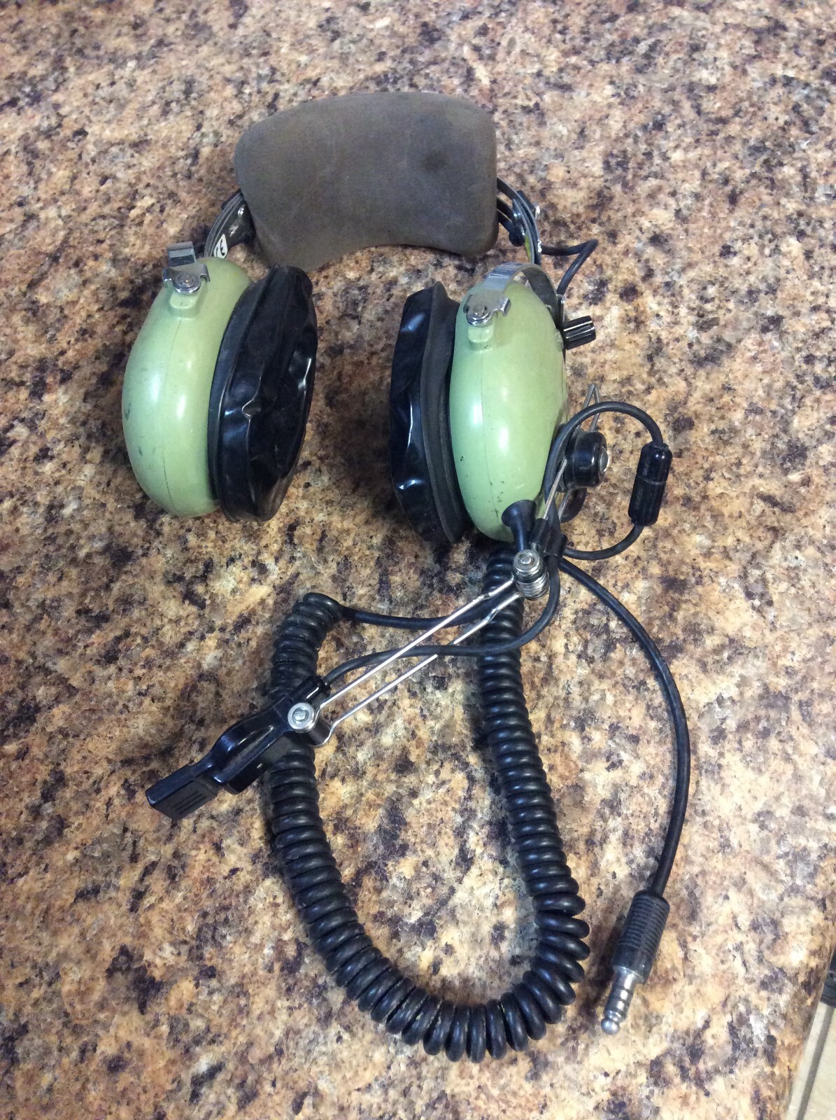 David Clark H10-76 Aviation Headset Mic Made in USA pre-owned