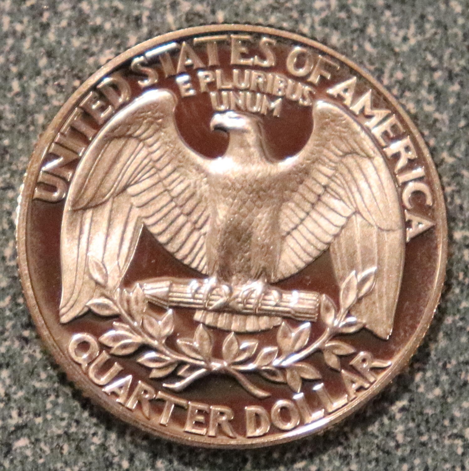 1989-S Clad Proof Washington Quarter