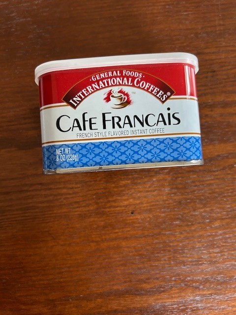 VTG General Foods International Coffees CafeFrancais French Style Flavored Insta