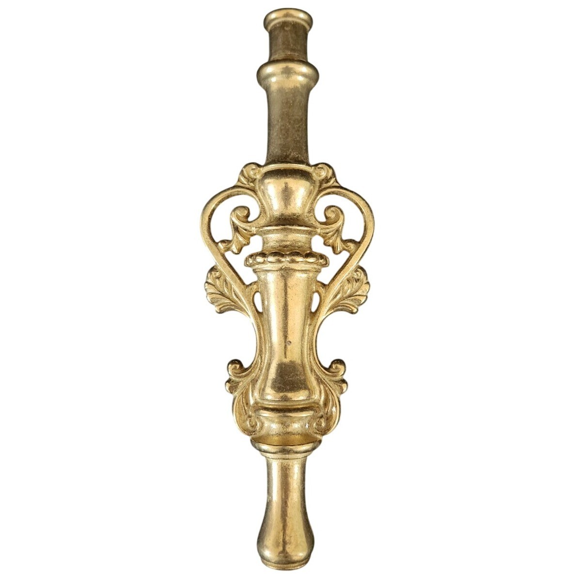 Vintage 11-1/4" Solid Brass Ornate Urn Pole Lamp Break - Replacement Part