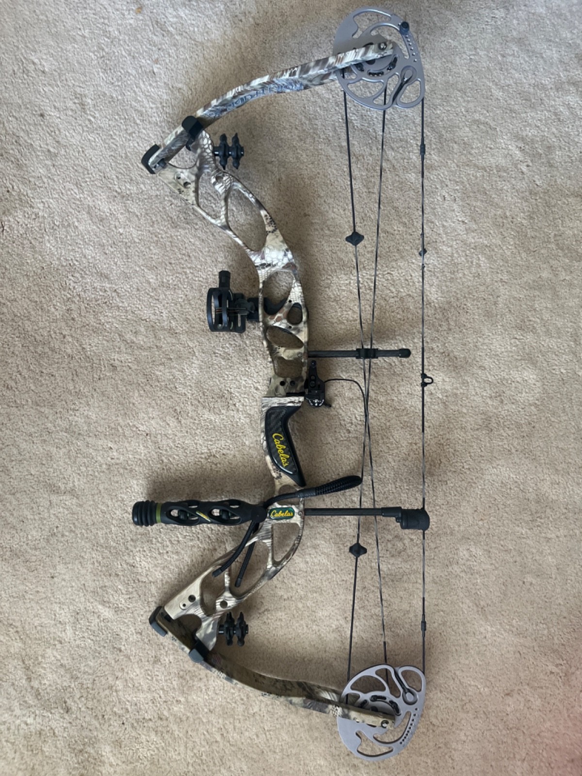 Cabelas By Bowtech Fortitude L Kryptec Camo Compound Bow 40-50lb Draw Weight