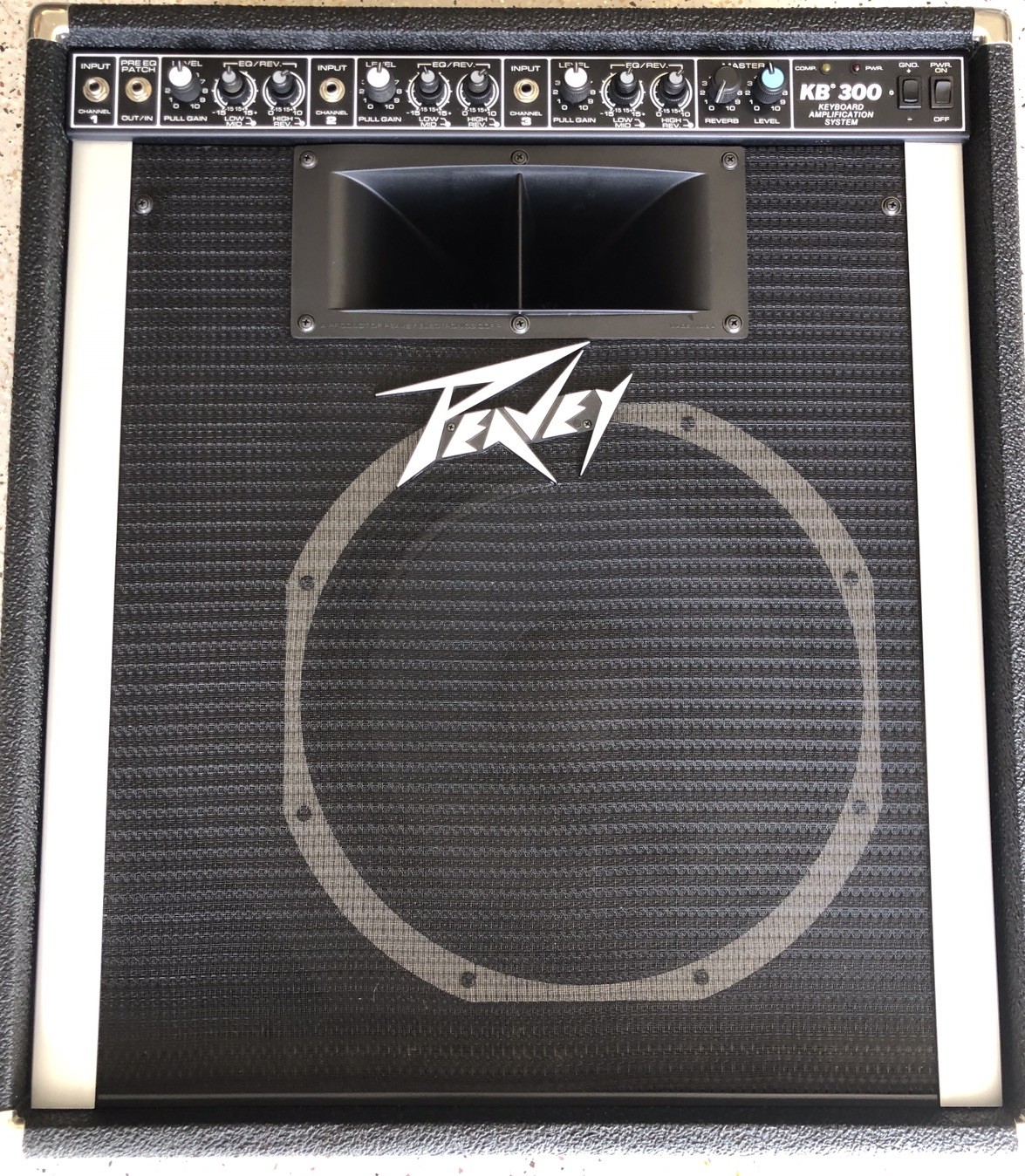 Peavey KB-300 KB300 3-Channel Amplifier Combo Reverb Amp Keyboard Vocals Guitar