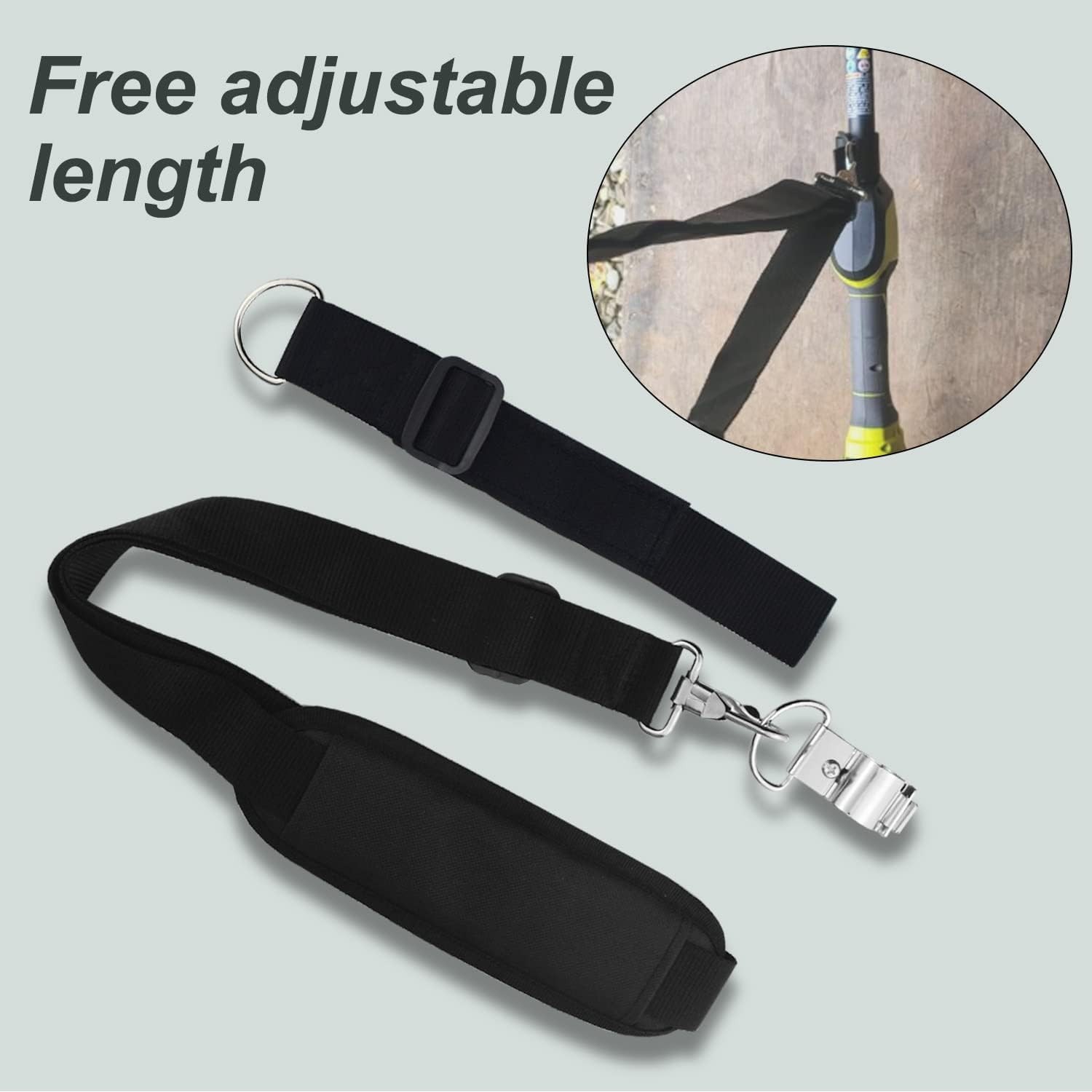 Universal Shoulder Strap Trimmer Blower Straps Strap/Weed Eater Blacd