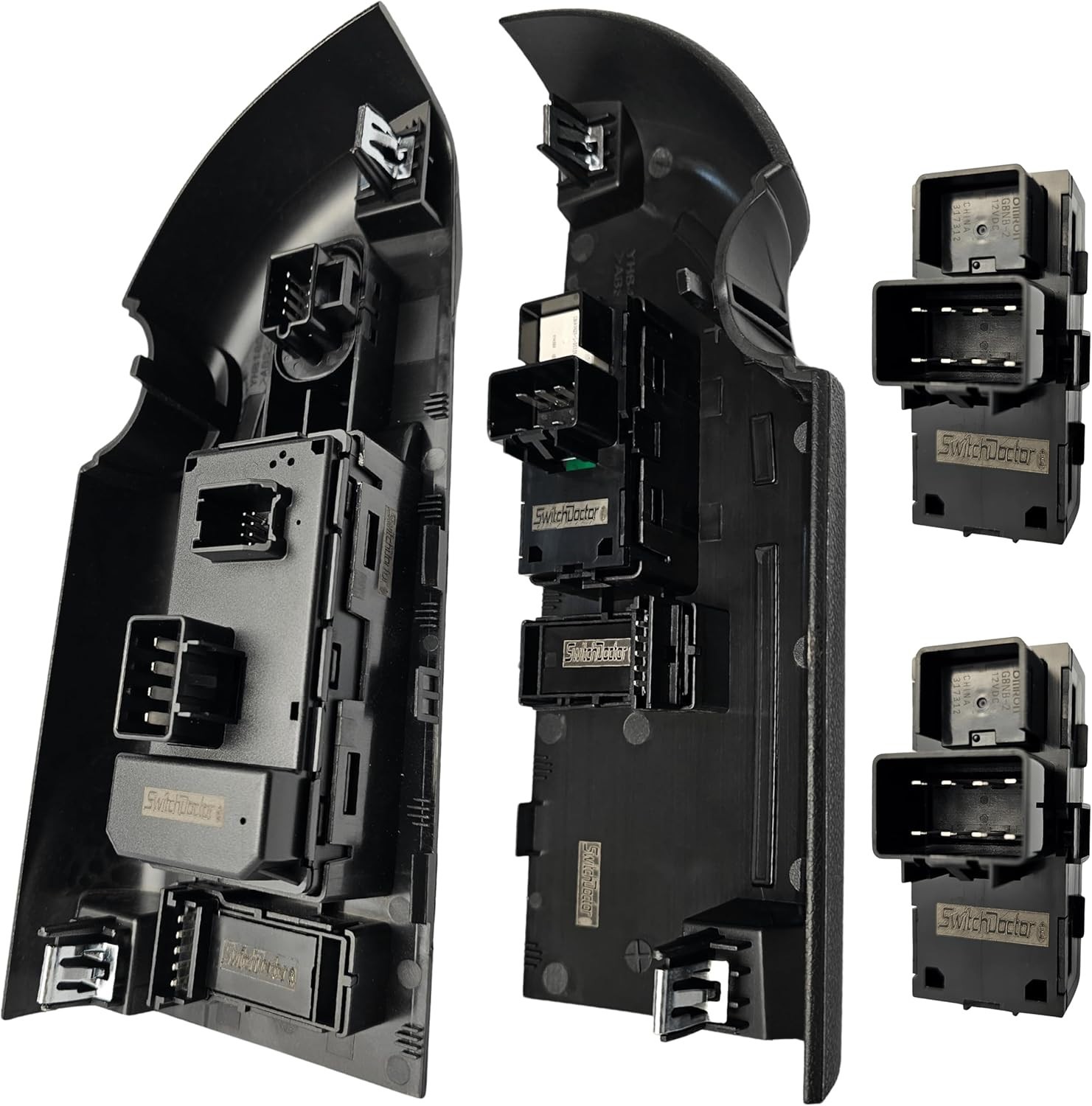 SWITCHDOCTOR Window Master Switch, Bezel, Mirror & Lock 2007-2009 GMC Sierra