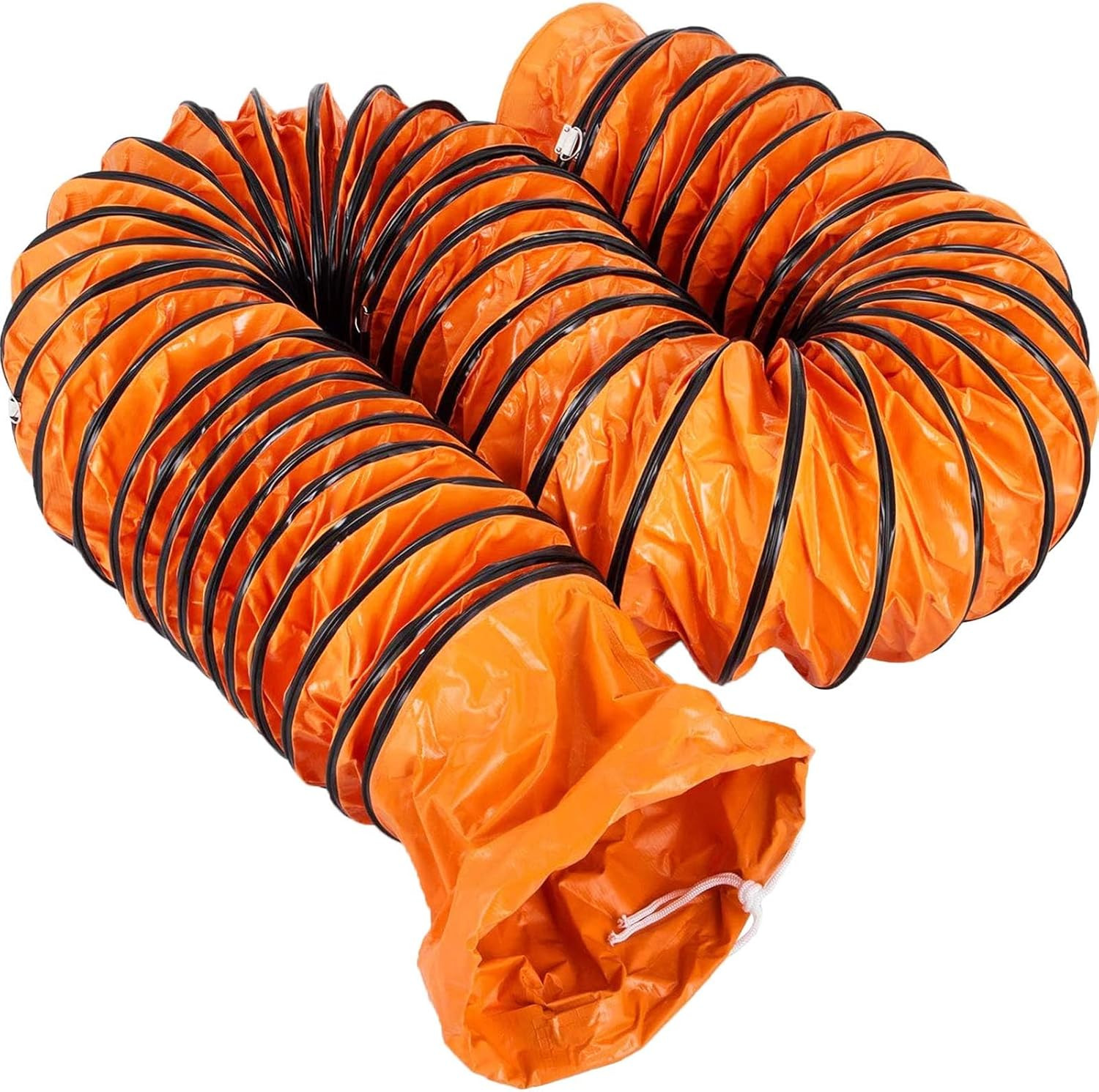 12"X25Ft Flexible PVC Duct Hose for Blower/Exhaust Fan