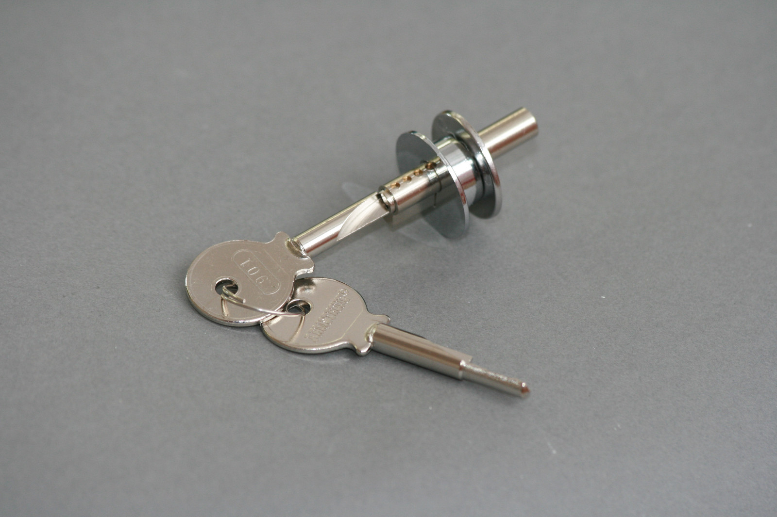 Chrome cabinet locks for sliding glass doors 409-978