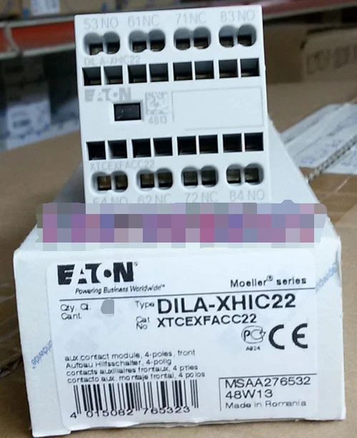 1PCS EATON MOELLER contactor DILA-XHIC22