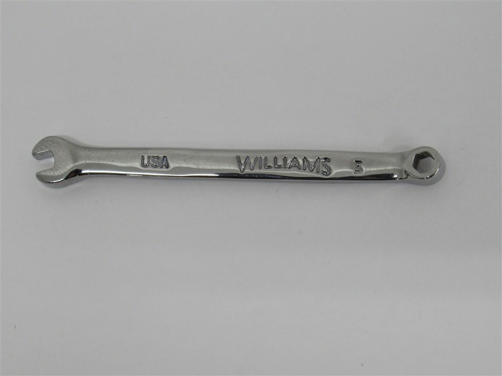 Williams MIDS4A 1/8" High Polished Chrome Miniature COmbination Wrench 6 pt