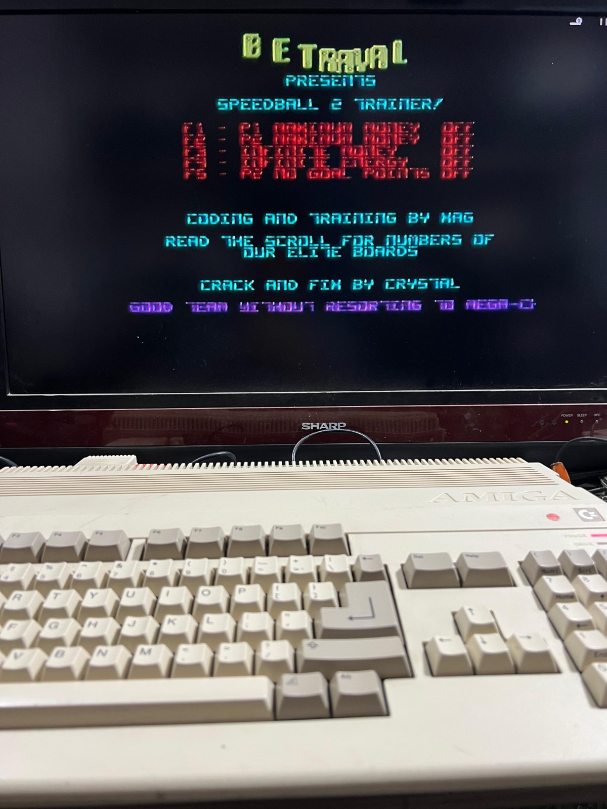 Commodore Amiga 500 A500 Home Computer Game Vintage