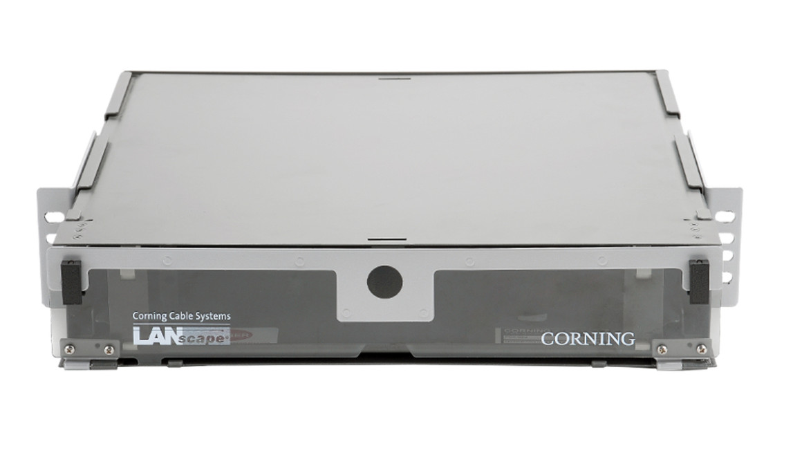 PCH-02U - Pretium® Connector Housing (PCH) two rack units, holds four CCH panels