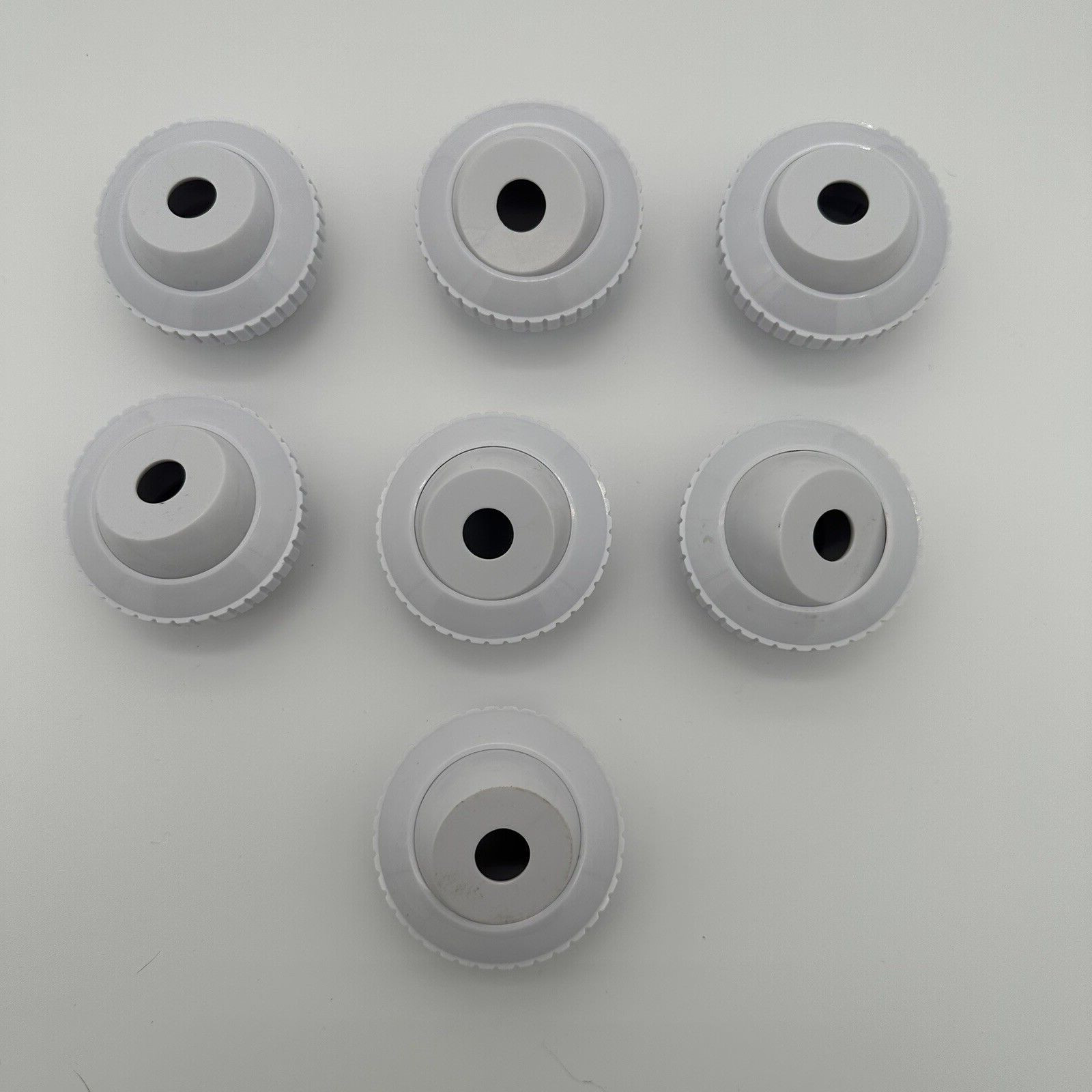 Set of 7 Hayward SP1419B 1-1/2" Pool Return Jet Eyeball 3/8" White (Spa / Pool)