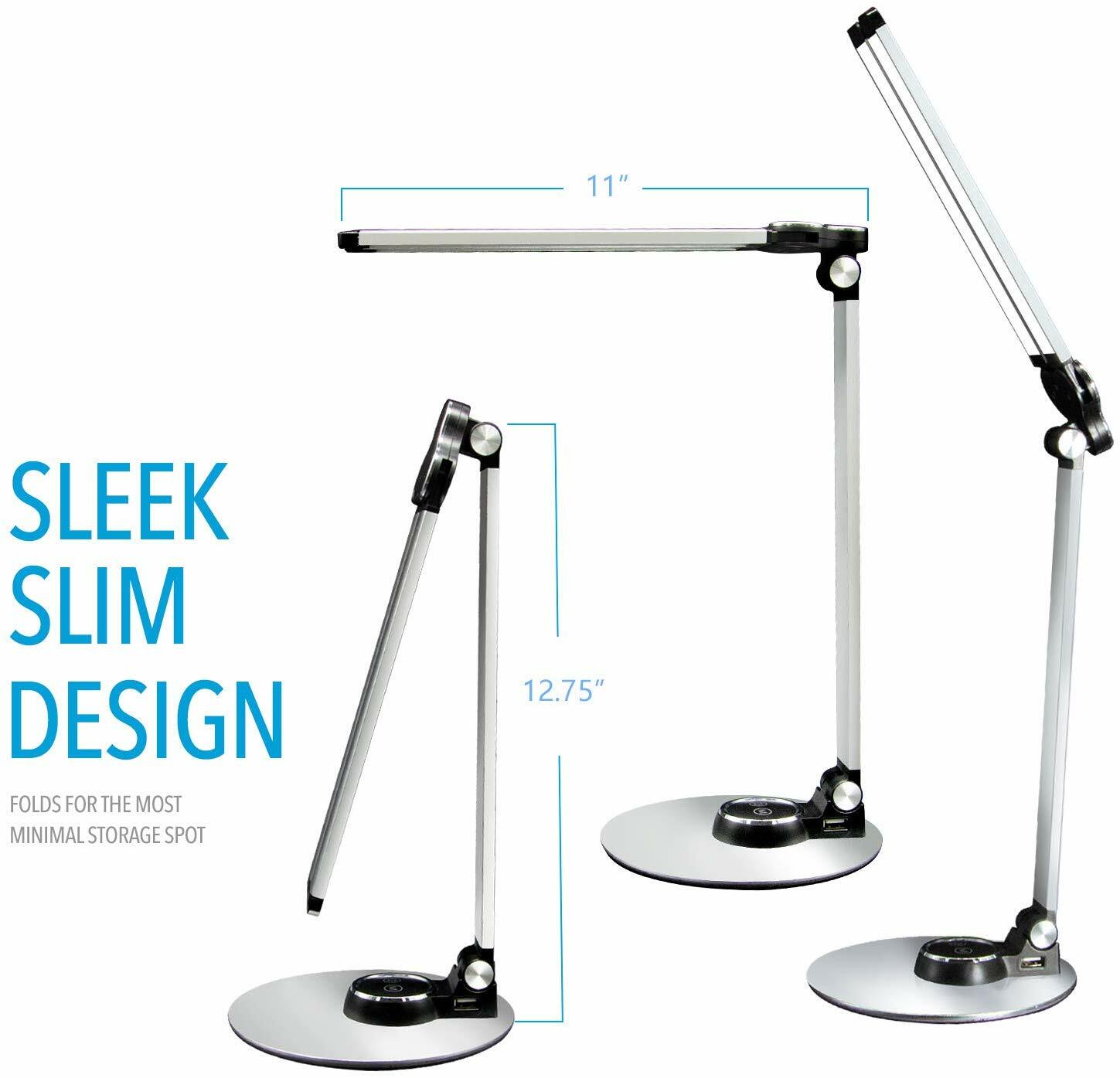 NULED Piano Desk Lamp Dimmable LED (Bright Cold White, Warm White or Dim White)