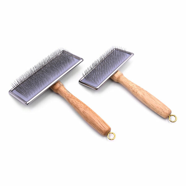 Pro Finish Slicker Dog Grooming Brush Slick Coat Long Fur