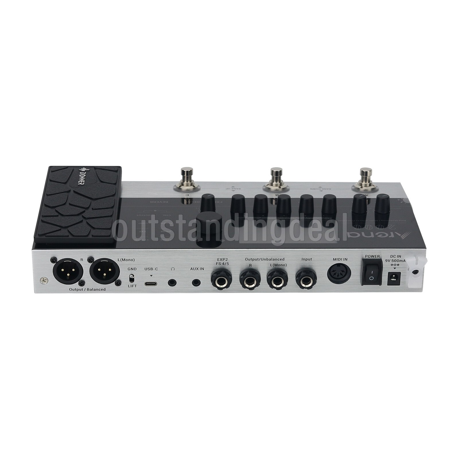 Donner Arena 2000 Multi-effects Guitar Effects Pedal Independent IR Module AMP