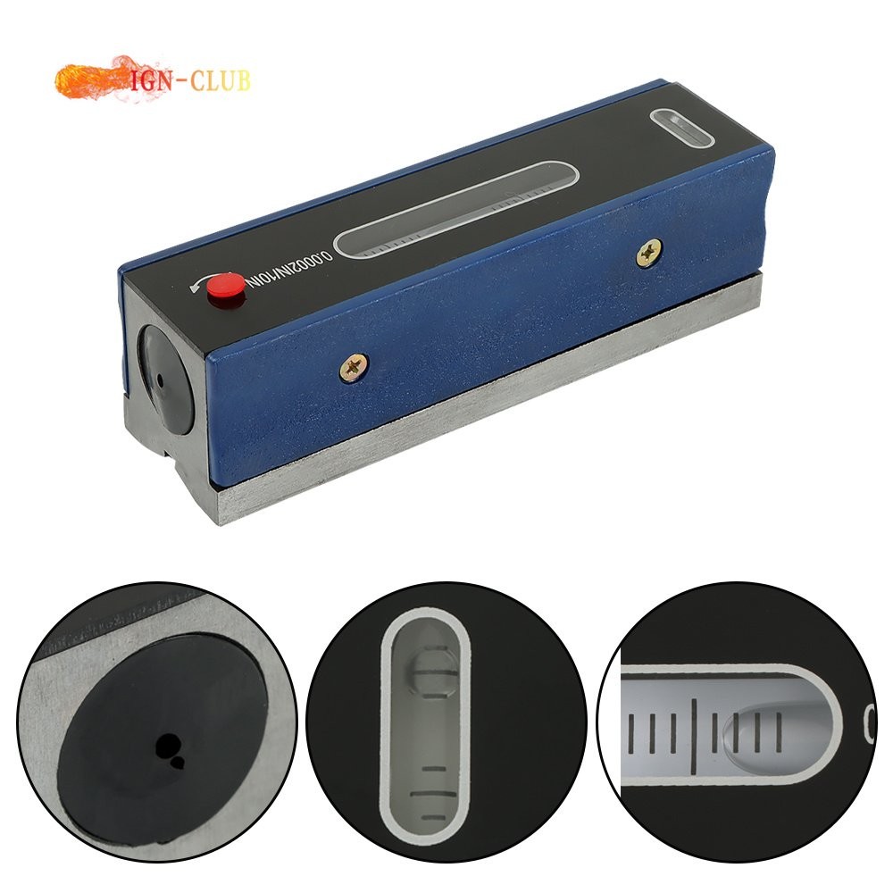6Inch Heavy Duty Precision Bar Machinist Level 0.0002'' /10'' Accuracy In Box