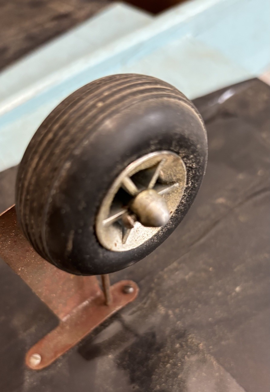 Vintage Tether Plane with Missing Motor. Untested but Elevators Seem To Work.